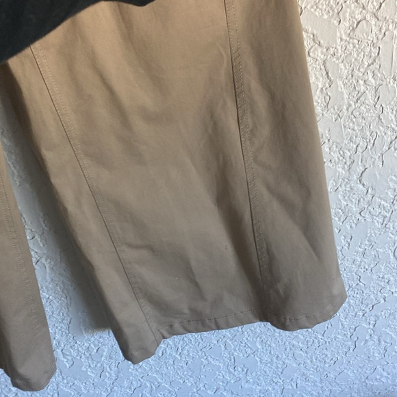 NWOT Zara Khaki wide leg high waisted belted pant size M - Picture 5 of 10